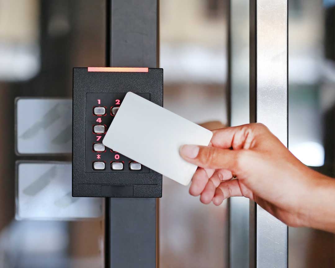 keycard-entry-1080x864 commercial and industrial security systems, Lenexa MO